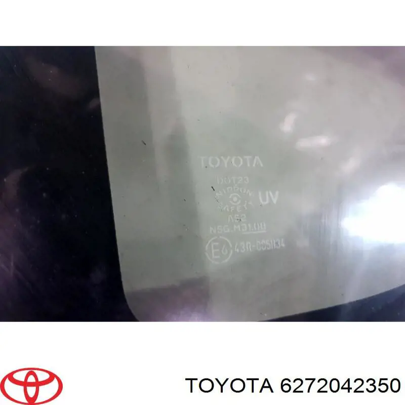 Скло багажника, ліве Toyota 6272042350 ціна, від 88.18 USD