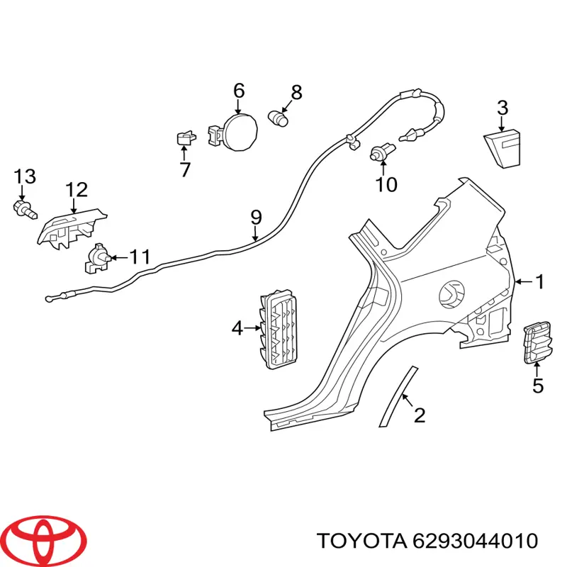 6293044010 Toyota 