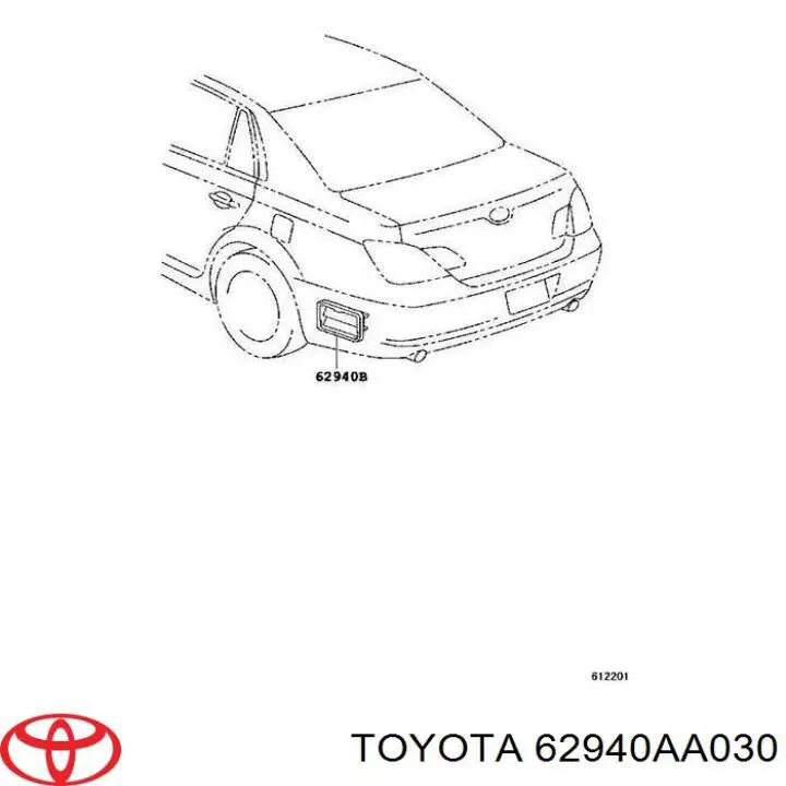 Решітка задня вентиляції салону, ліва Toyota Camry HYBRID (AHV40) (Тойота Камрі)
