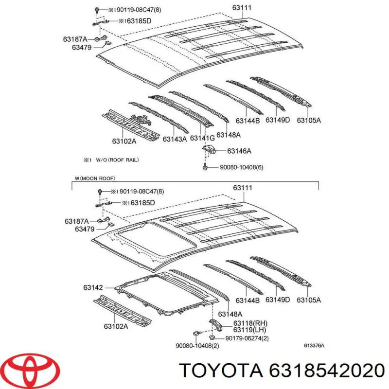  Toyota 6318542020 ціна, від 2.53 USD