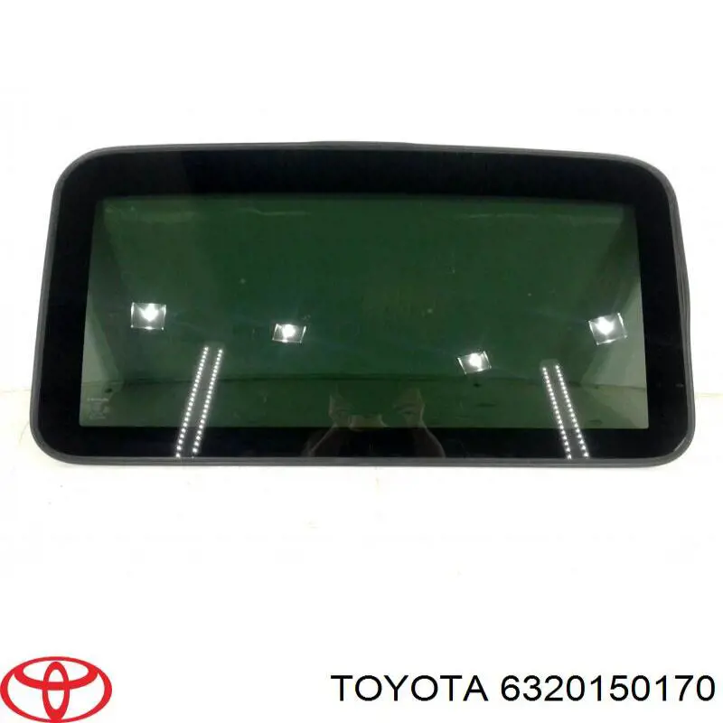 Скло люка даху Toyota 6320150170 ціна, від 549.27 USD