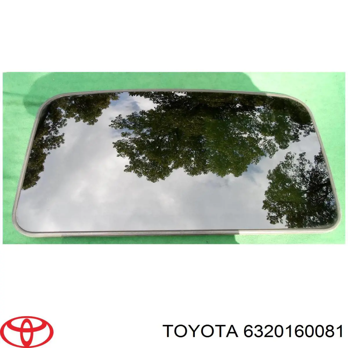 6320160081 Toyota Скло люка даху