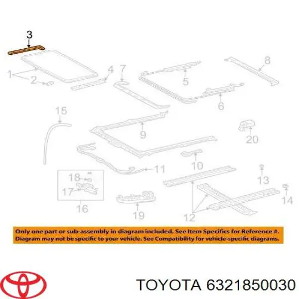 Купити 6321850030 Toyota 