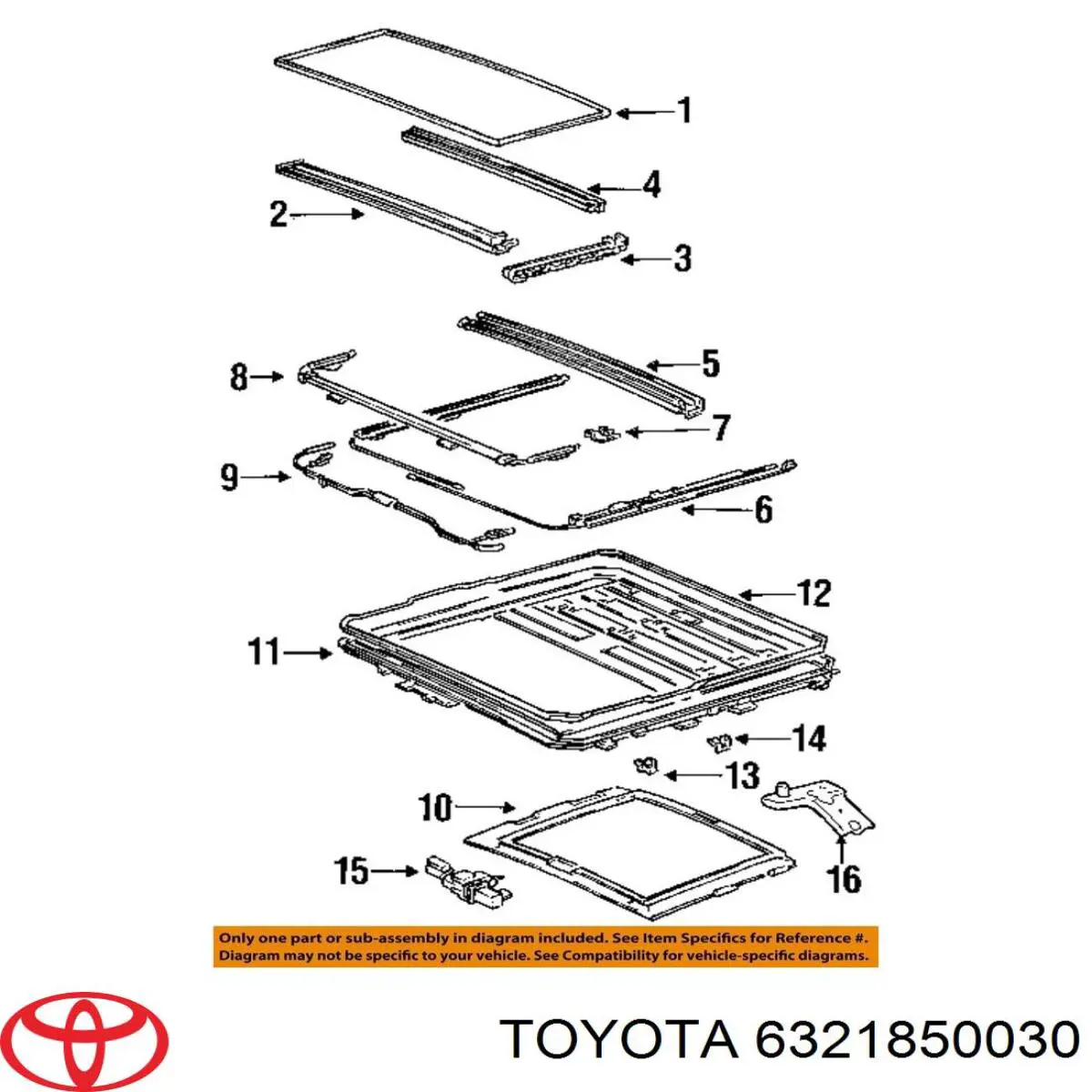6321850030 Toyota 