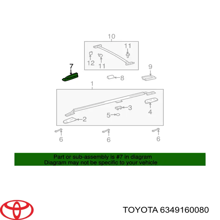 6349160080 Toyota 