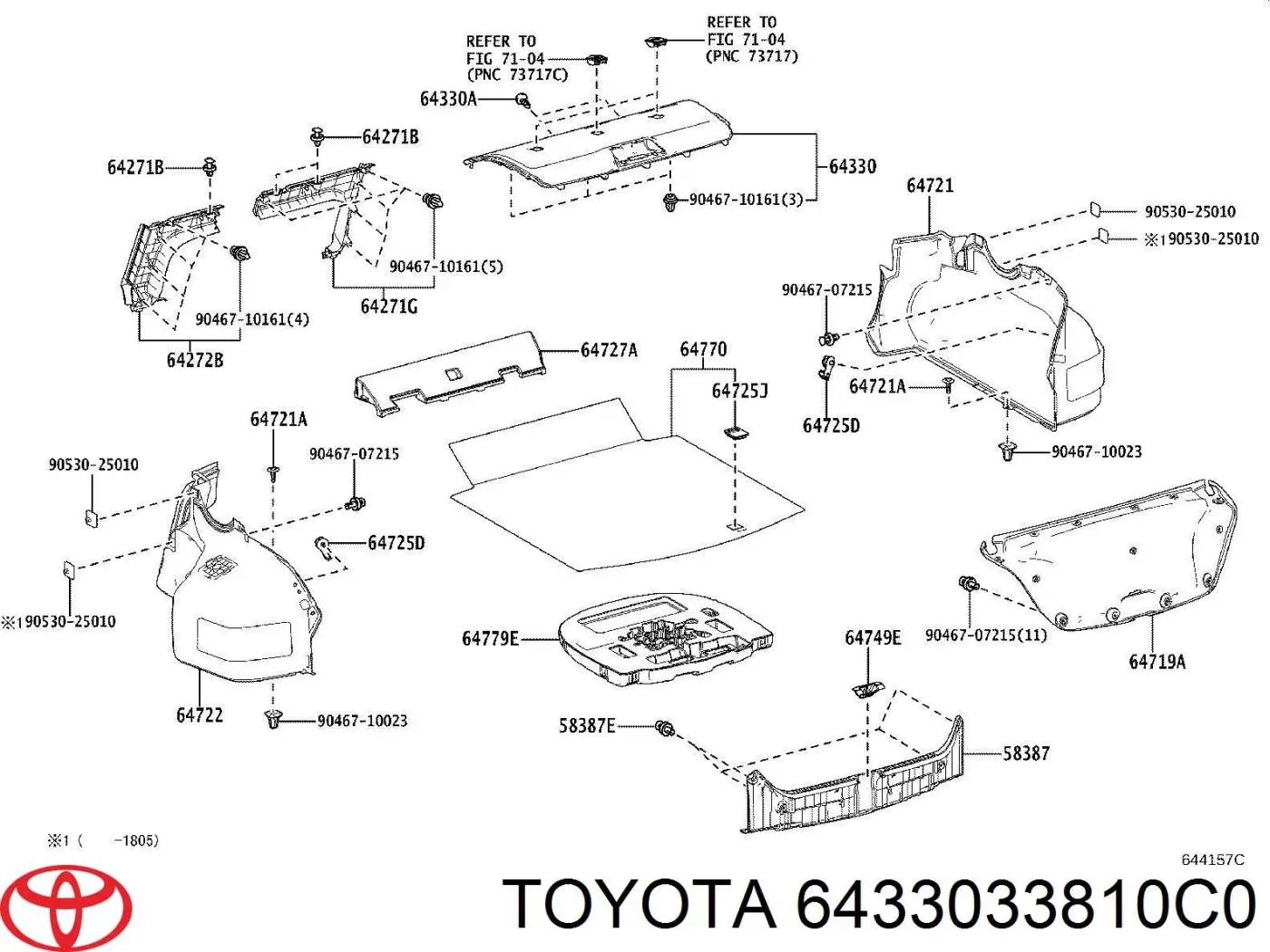 6433033810C0 Toyota 