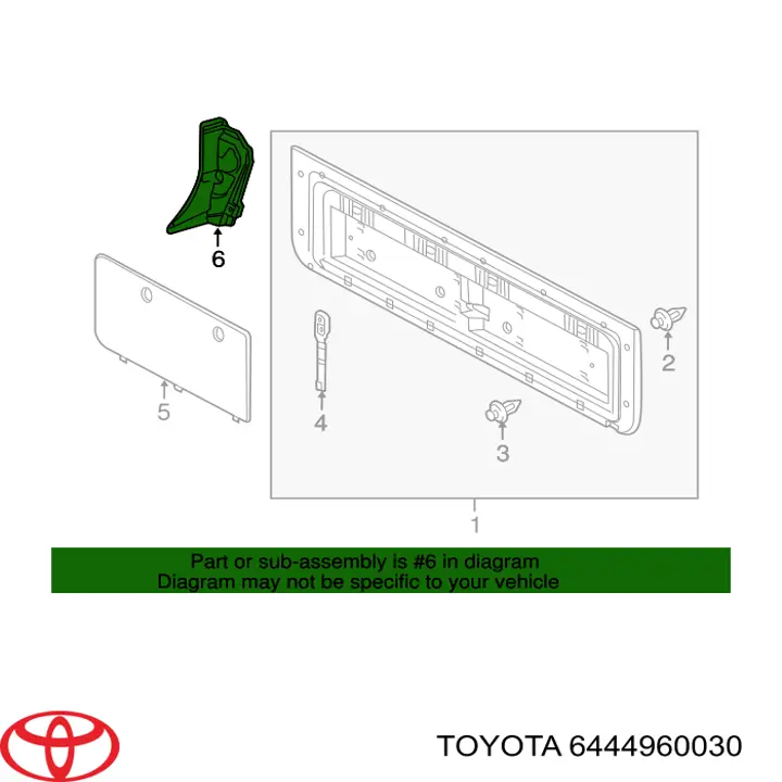  Toyota 6444960030 ціна, від 22.57 USD
