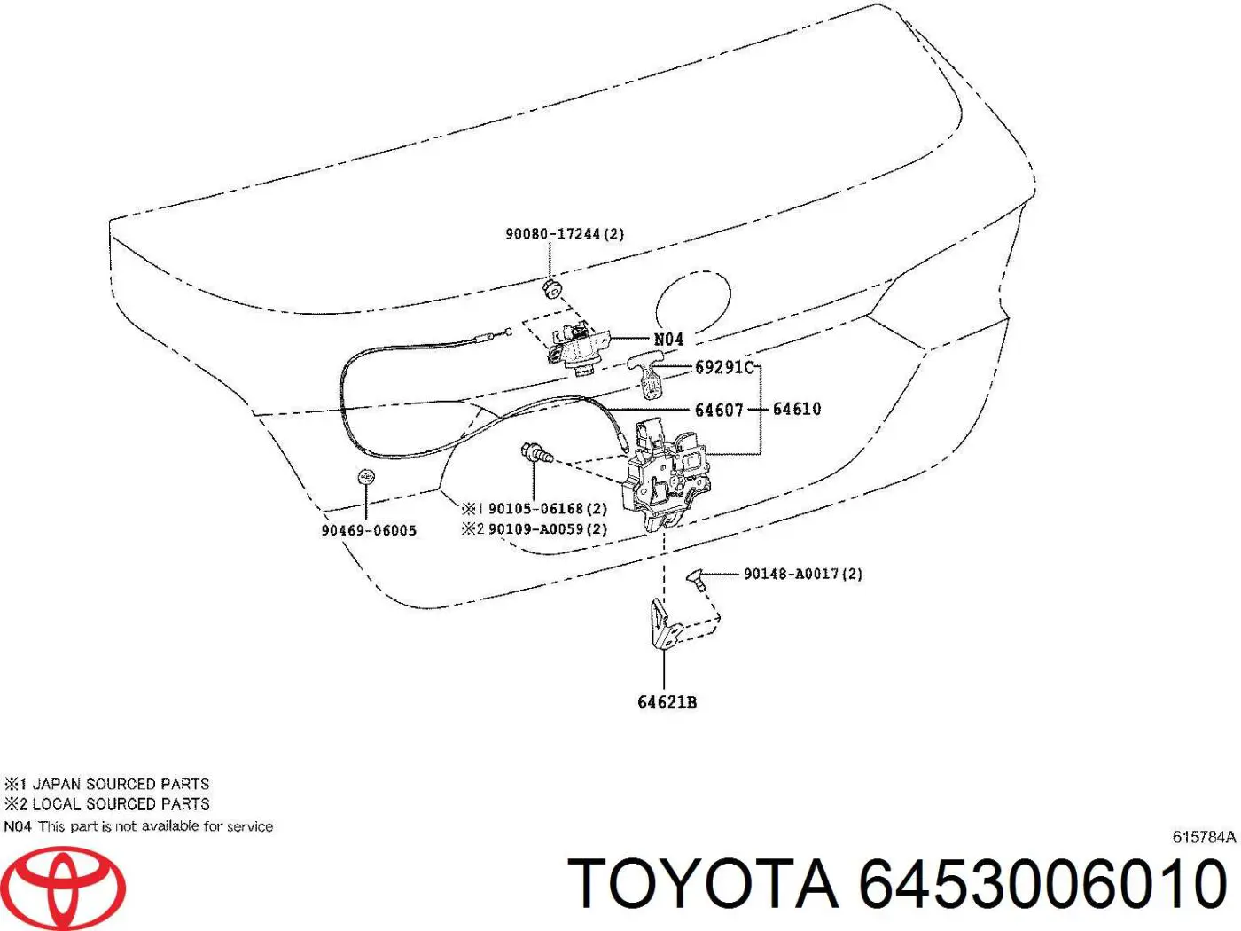  6453006010 Toyota