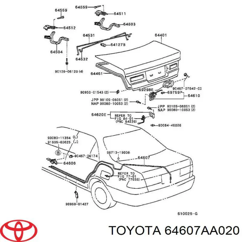  Toyota 64607AA020 ціна, від 28.00 USD