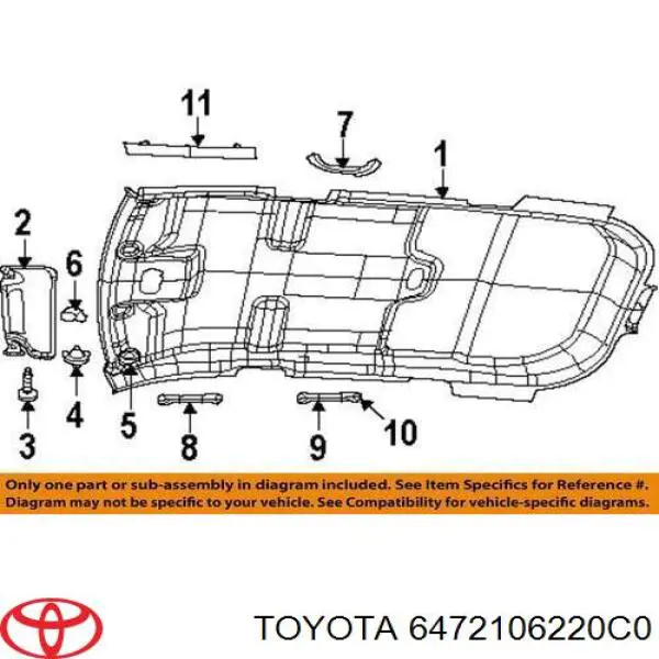 6472106220C0 Toyota 