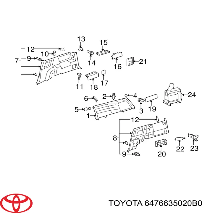 6476635020B0 Toyota 