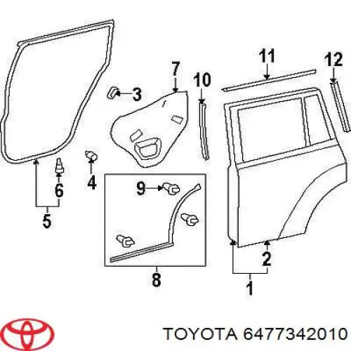  Toyota 6477342010