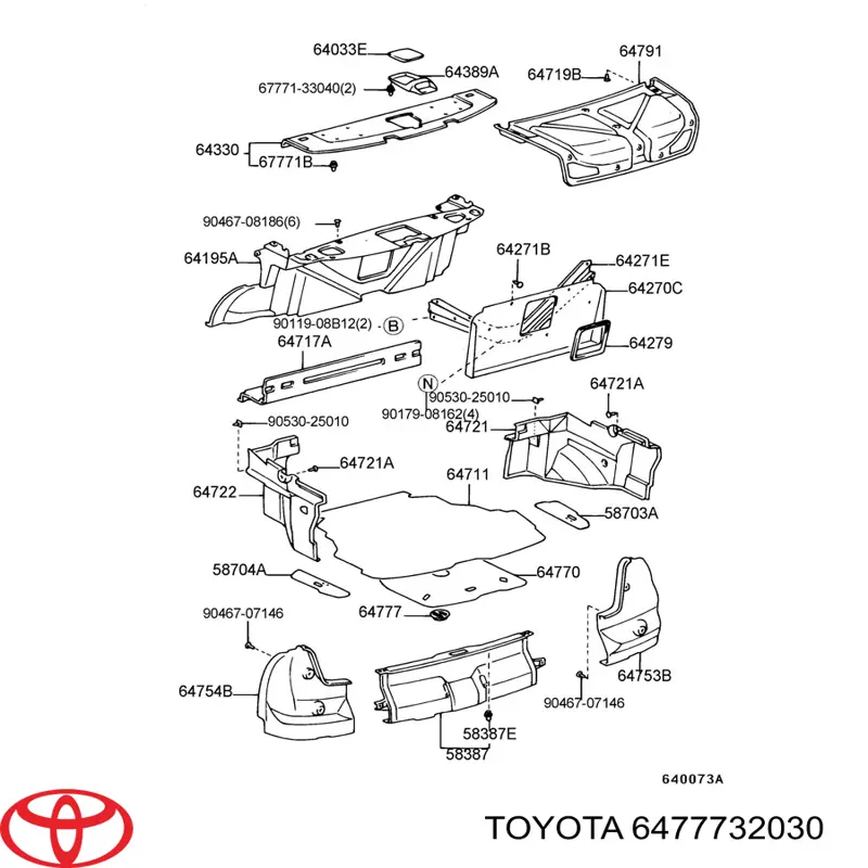 6477732030 Toyota 