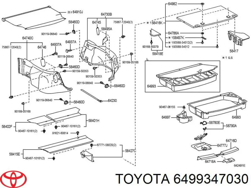 6499347030 Toyota 