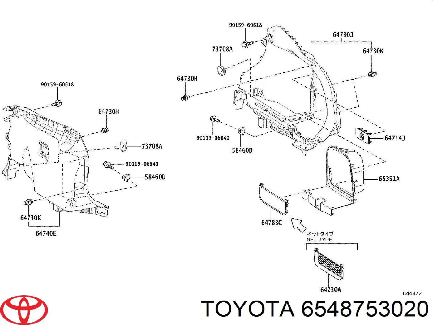 6548753020 Toyota 