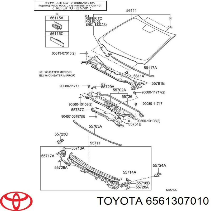 6561307010 Toyota 