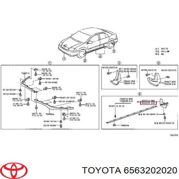 Купити 6563202020 Toyota 