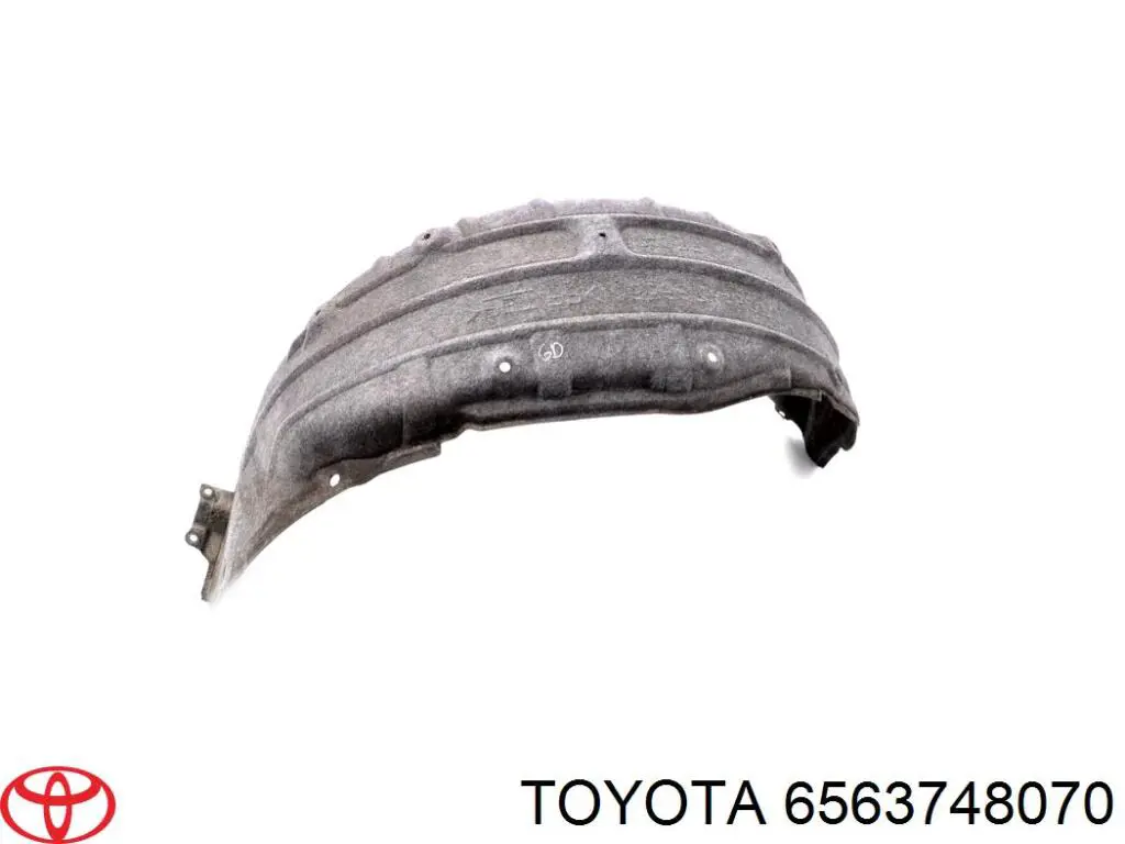 Підкрилок заднього крила, правий Toyota 6563748070 ціна, від 44.99 USD