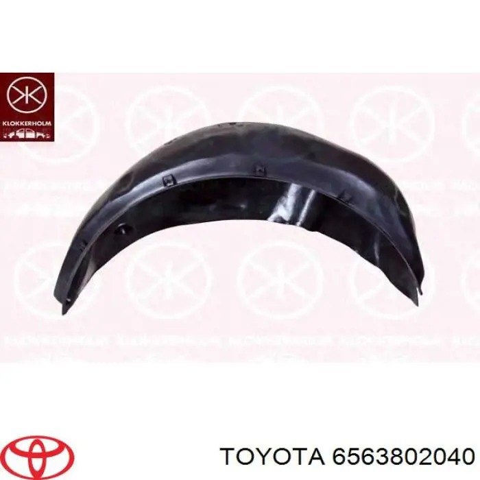Купити 6563802040 Toyota Підкрилок заднього крила, лівий