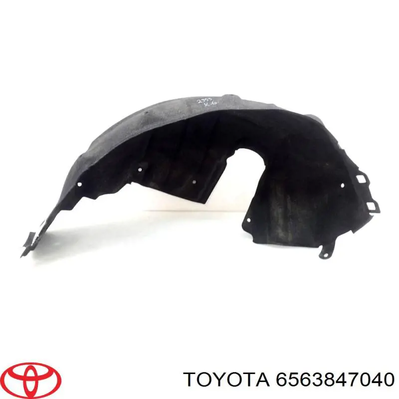 Підкрилок заднього крила, лівий Toyota 6563847040 ціна, від 30.40 USD