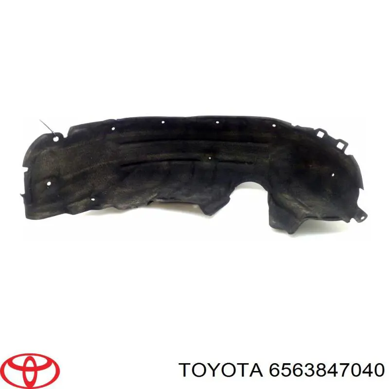 6563847040 Toyota Підкрилок заднього крила, лівий