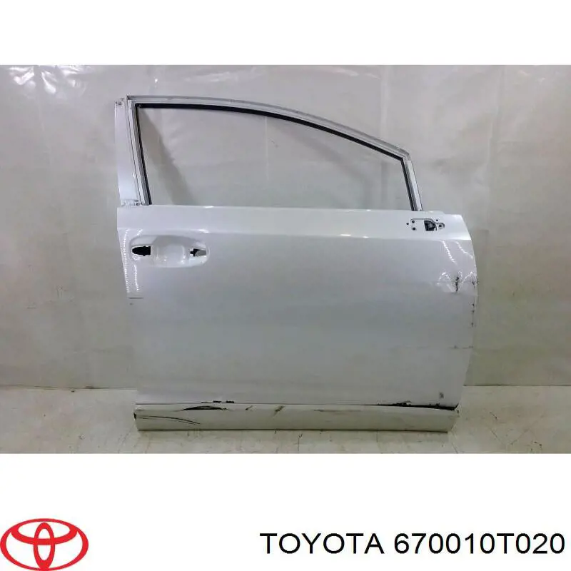 Двері передні, праві Toyota 670010T020 ціна, від 696.78 USD