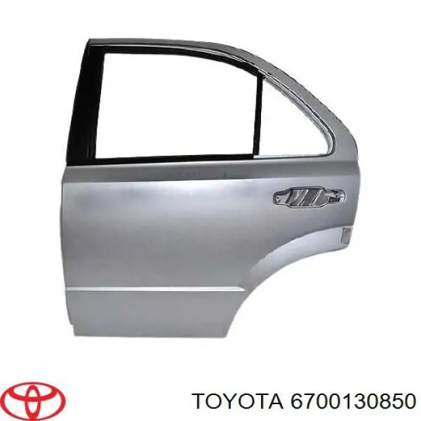 6700130850 Toyota Пасажирські передні двері