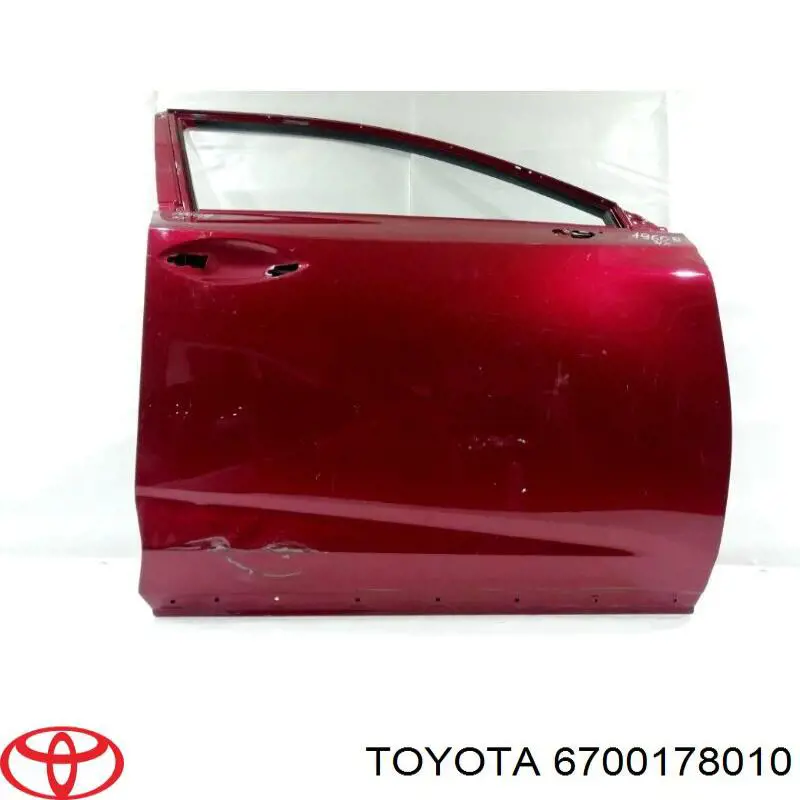 Двері передні, праві Toyota 6700178010 ціна, від 280.52 USD