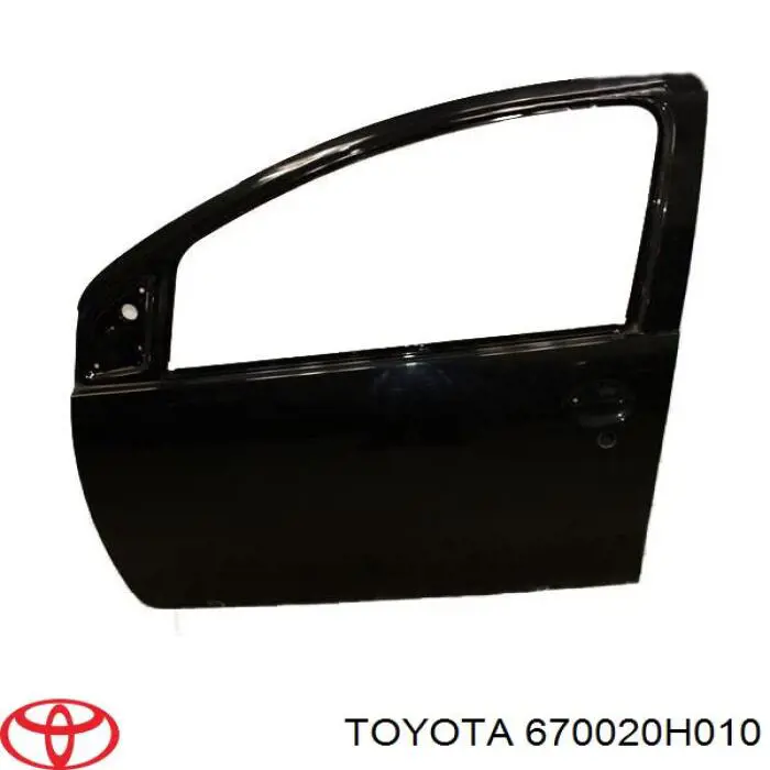 Двері передні, ліві Toyota 670020H010 ціна, від 584.88 USD