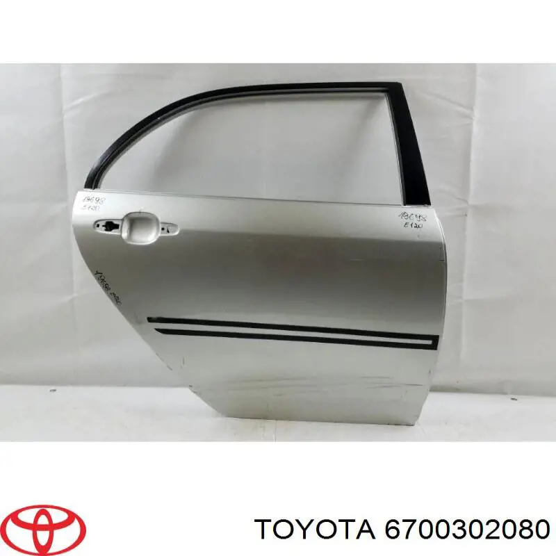 Двері задні, праві Toyota 6700302080 ціна, від 201.04 USD