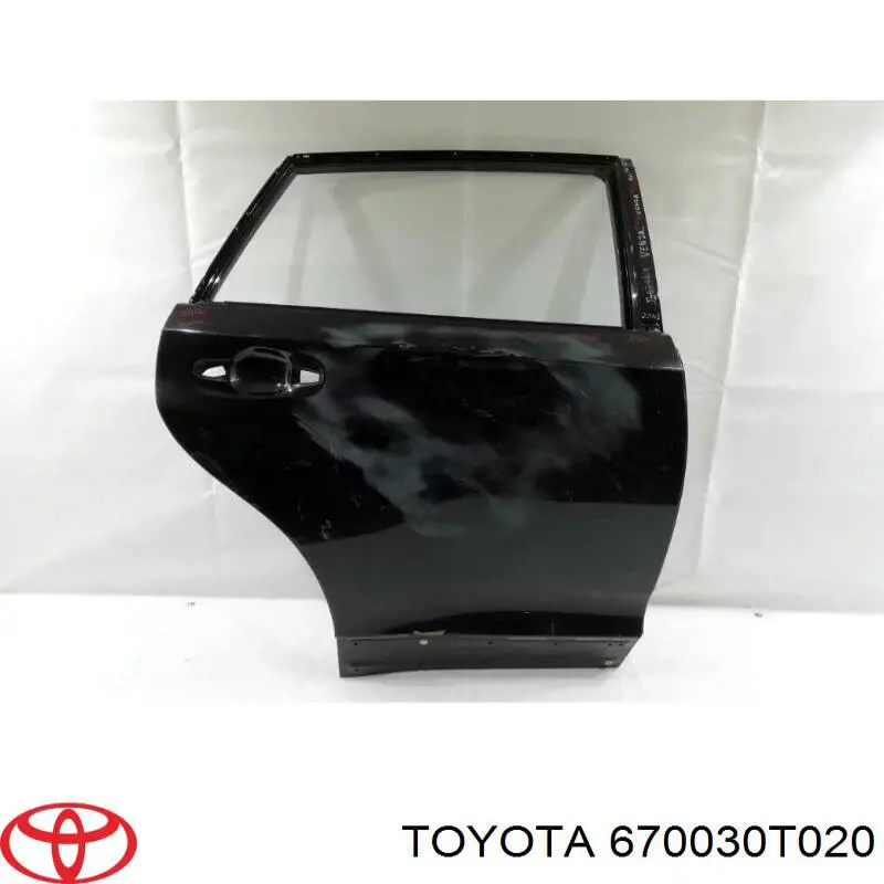 Двері задні, праві Toyota 670030T020 ціна, від 696.81 USD