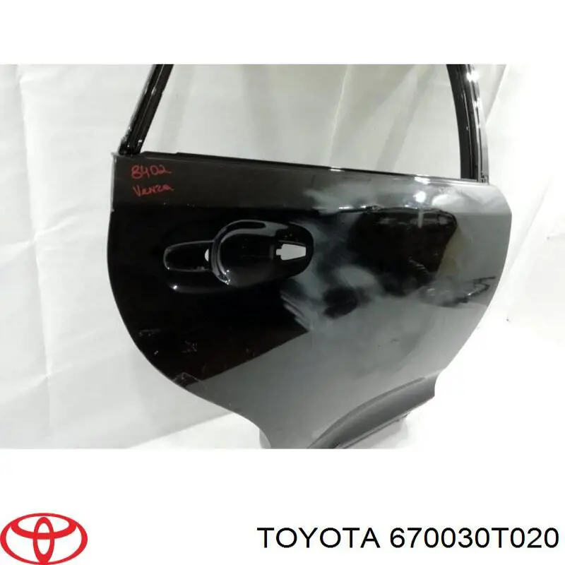 Купити 670030T020 Toyota Двері задні, праві