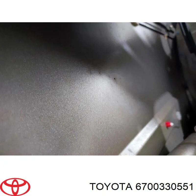 Двері задні, праві 6700330550 Toyota