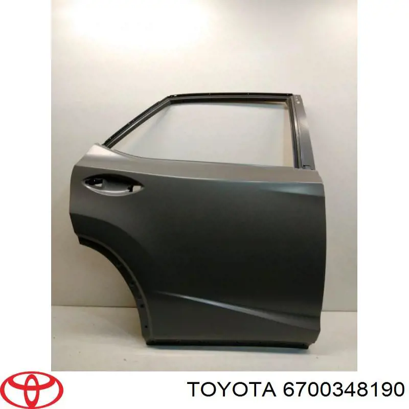 6700348190 Toyota Двері пасажирські задні праві