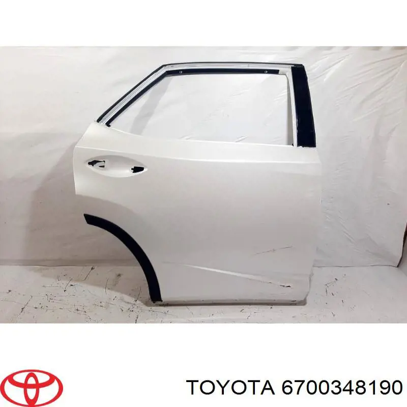 Двері задні, праві Toyota 6700348190 ціна, від 101.35 USD