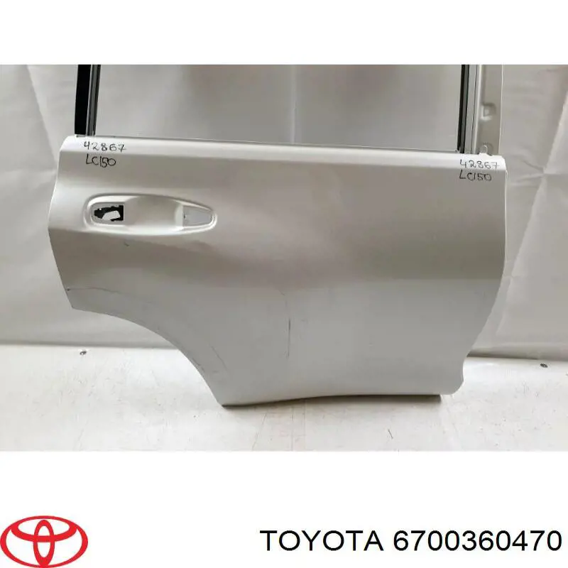 Двері задні, праві Toyota 6700360470 ціна, від 140.61 USD