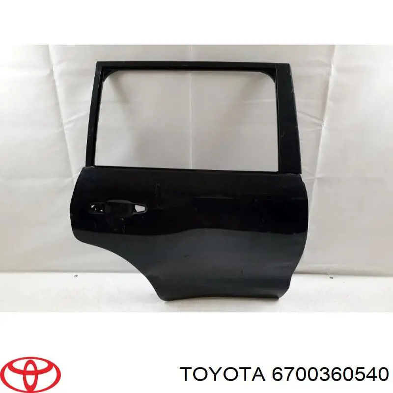 6700360540 Toyota Двері пасажирські задні праві