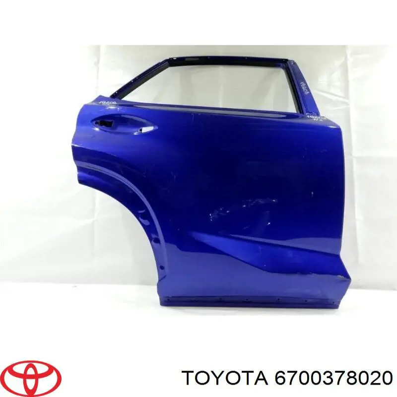 6700378020 Toyota Двері пасажирські задні праві