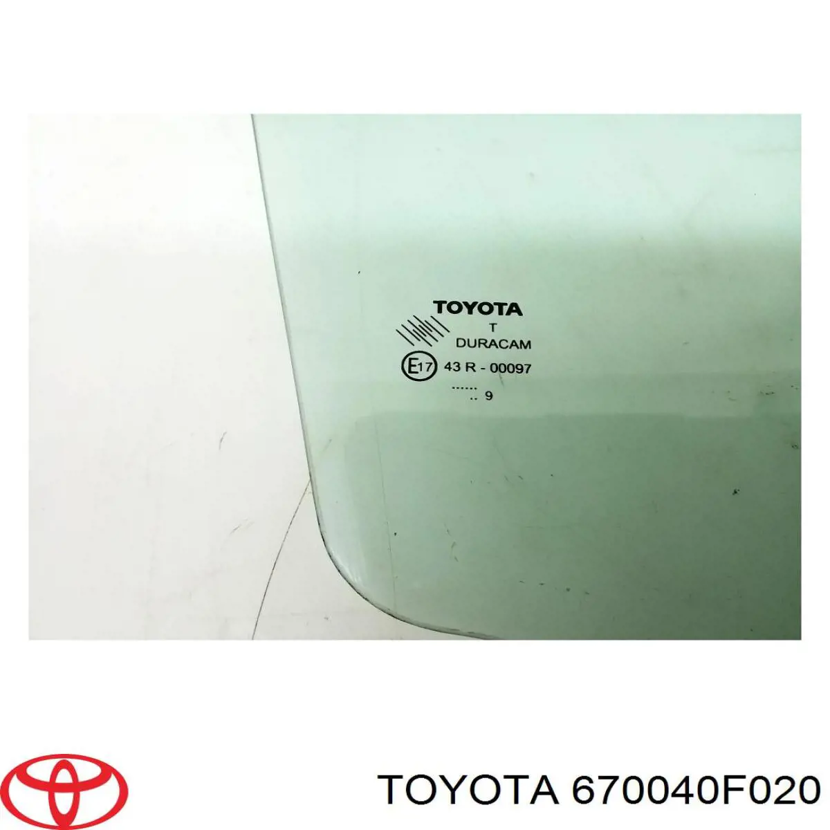 Двері задні, ліві 670040F020 Toyota