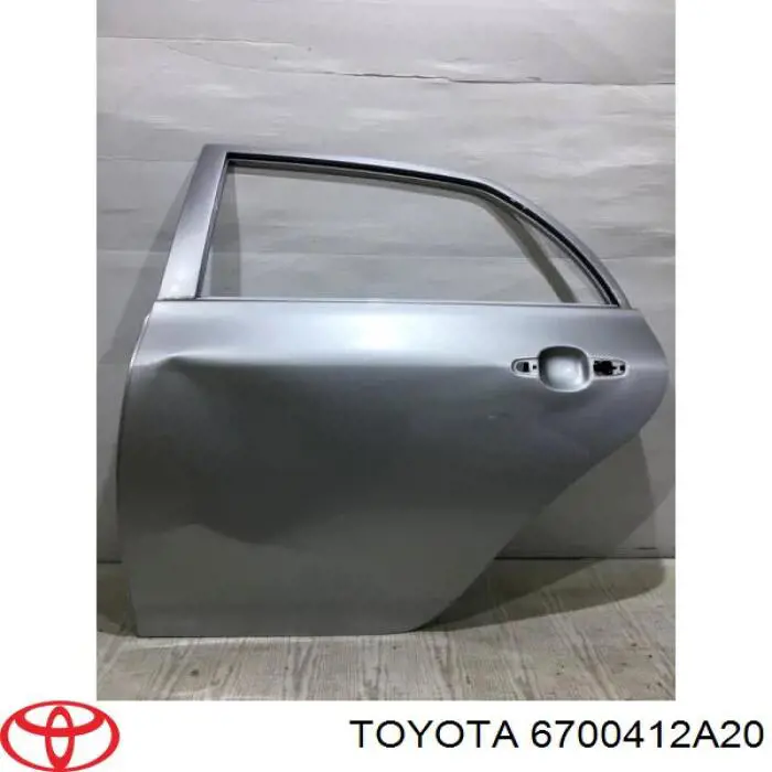 Двері задні, ліві Toyota Corolla (E15) (Тойота Королла)