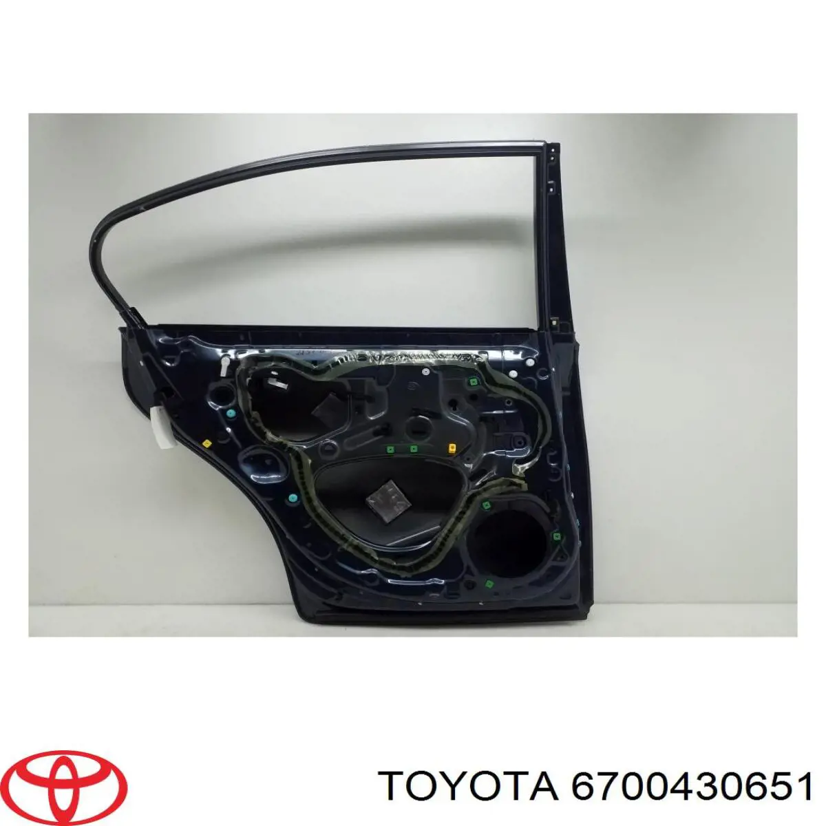 6700430651 Toyota Двері пасажирськи задні ліві