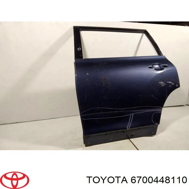 Купити 6700448110 Toyota Двері задні, ліві