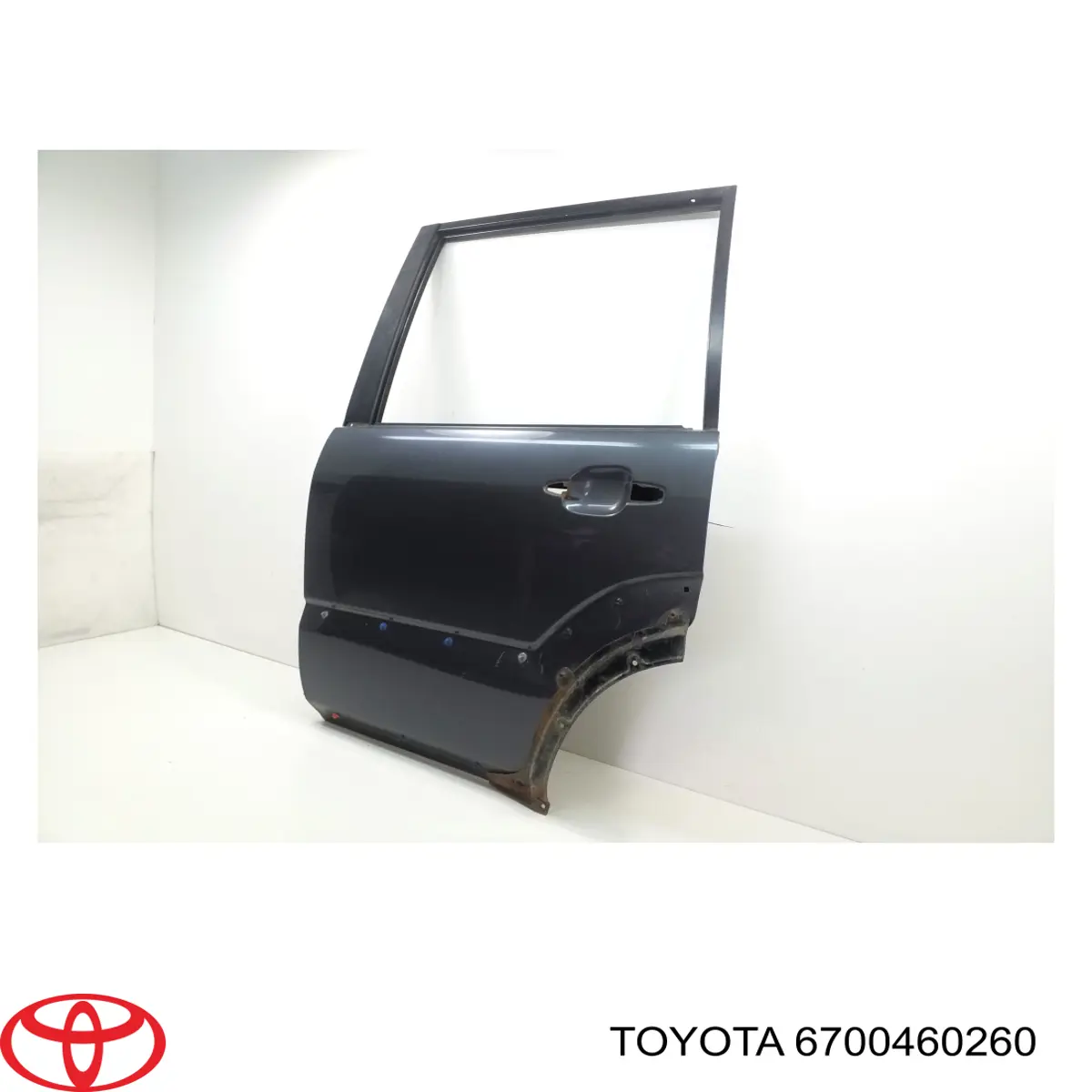 Двері задні, ліві Toyota Land Cruiser (J12) (Тойота Ленд крузер)