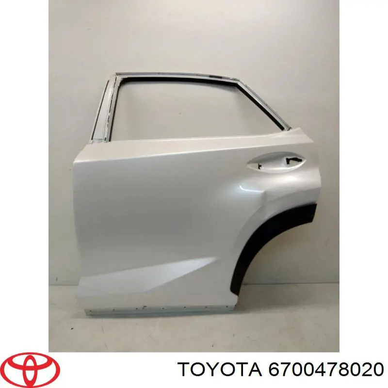 Двері задні Toyota 6700478020 ціна, від 814.70 USD