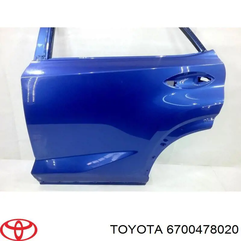 6700478020 Toyota Двері пасажирськи задні ліві