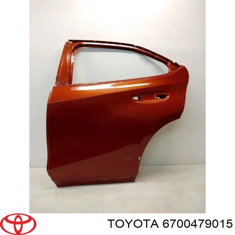 6700479015 Toyota Двері пасажирськи задні ліві