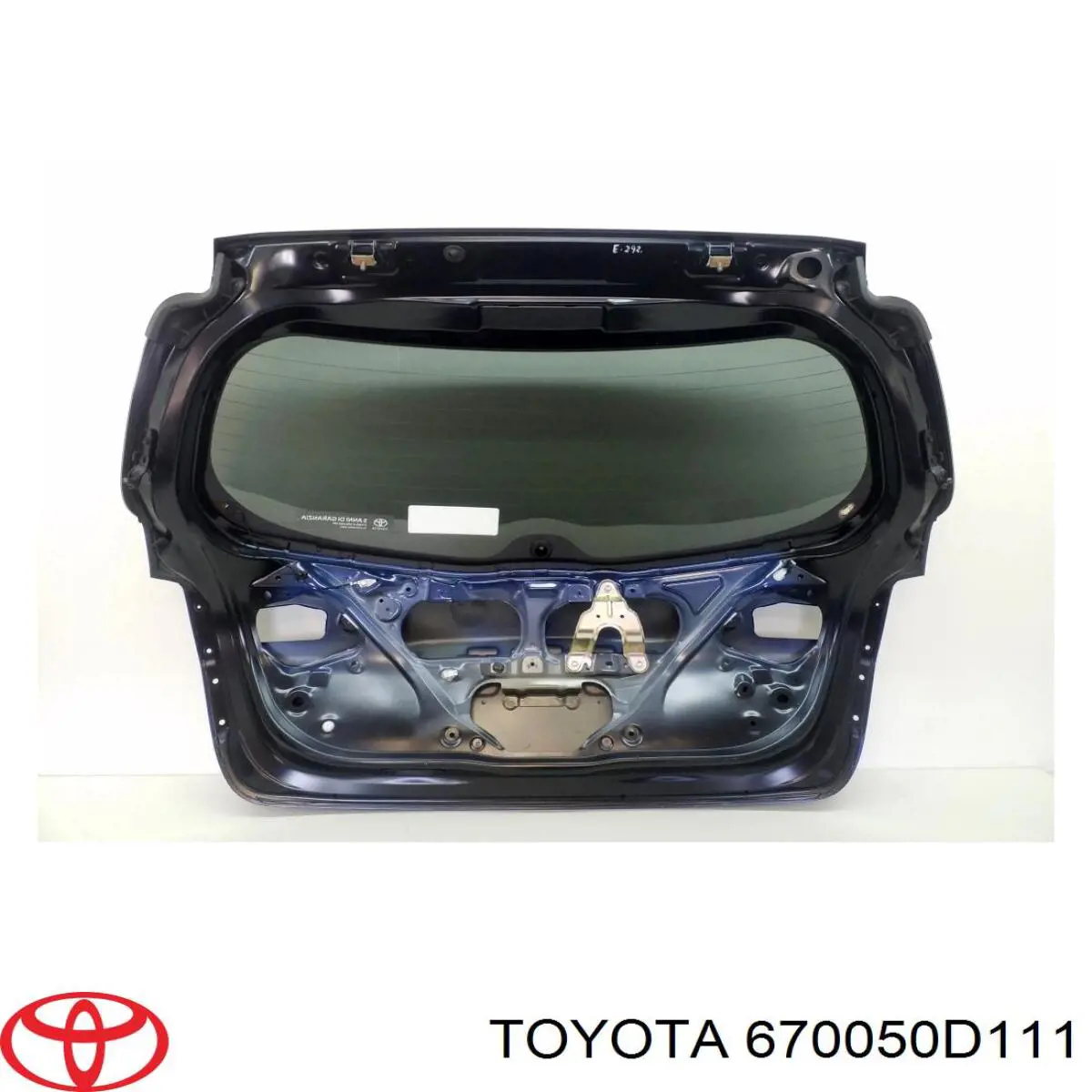 Двері задні, багажні (3-і)/(5-і) (ляда) Toyota Yaris (P13) (Тойота Яріс)