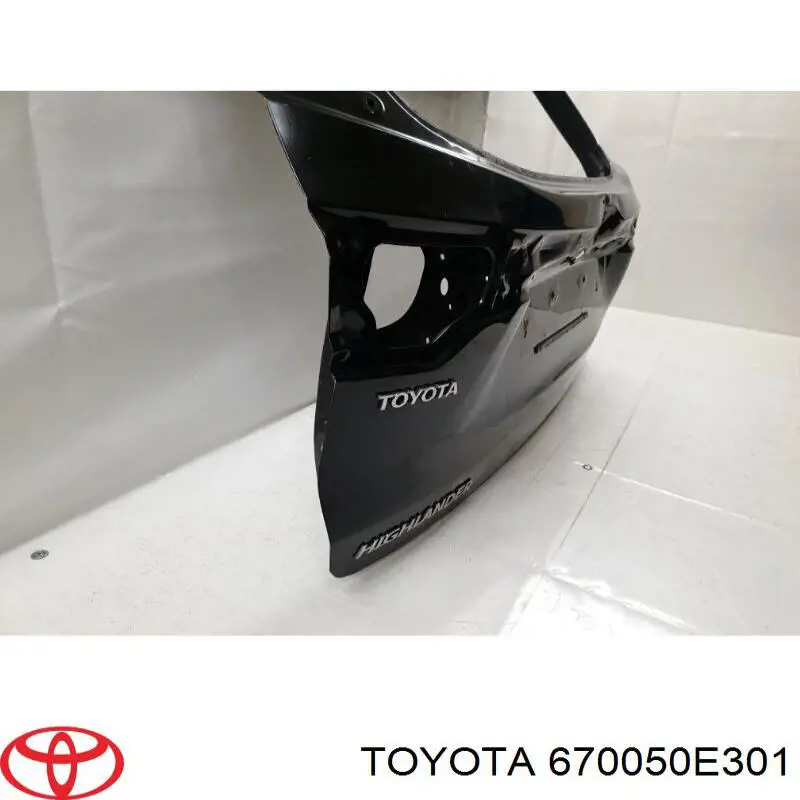 П'яті двері Toyota 670050E301 ціна, від 1151.24 USD