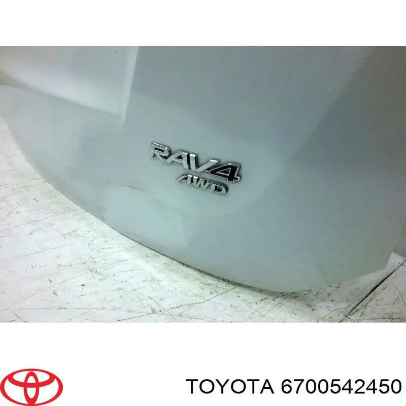 6700542450 Toyota двері задні, багажні (3-і/(5-і) (ляда))