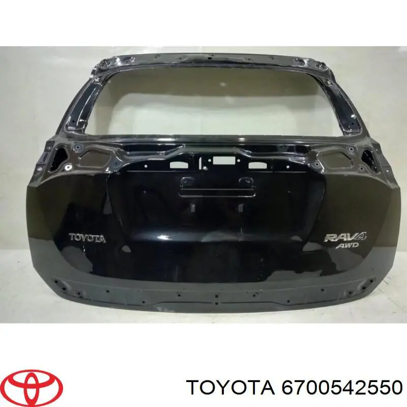 6700542550 Toyota двері задні, багажні (3-і/(5-і) (ляда))